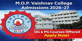 MOP Vaishnav College for Women Chennai Admission 2026